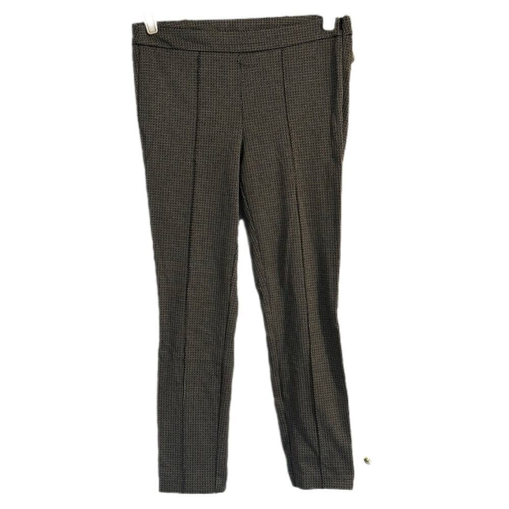 Mercer & Madison Woman's Pants Size 8 Black & White Print‎ Pointe Knit